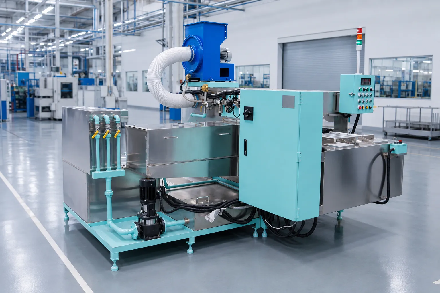 Máy rửa chi tiết dạng ống 1 Máy rửa chi tiết dạng ống 1