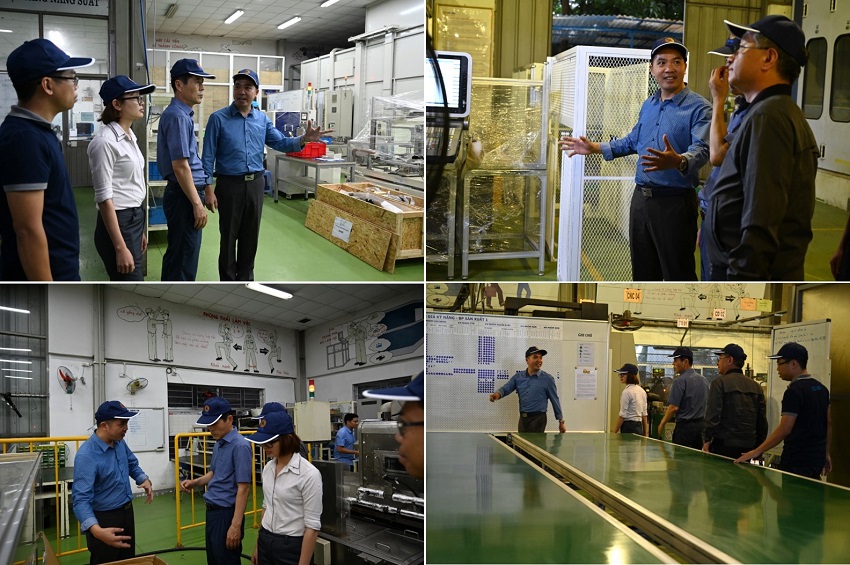 Doi tac day chuyen son Vinfast tham va lam viec tai nha may CNCVINA trong mot so du an Doi tac day chuyen son Vinfast tham va lam viec tai nha may CNCVINA trong mot so du an