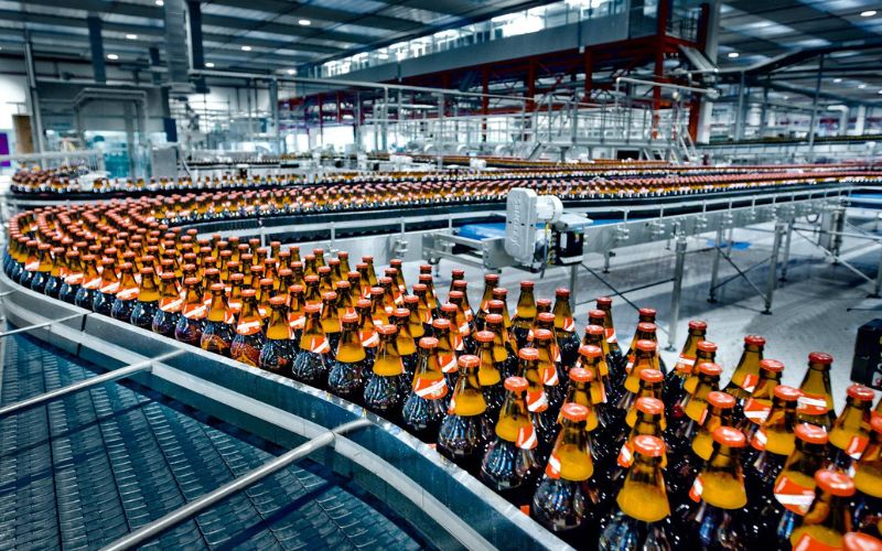 Dây chuyền đóng gói thực phẩm tự động Dây chuyền đóng chai tự độnga