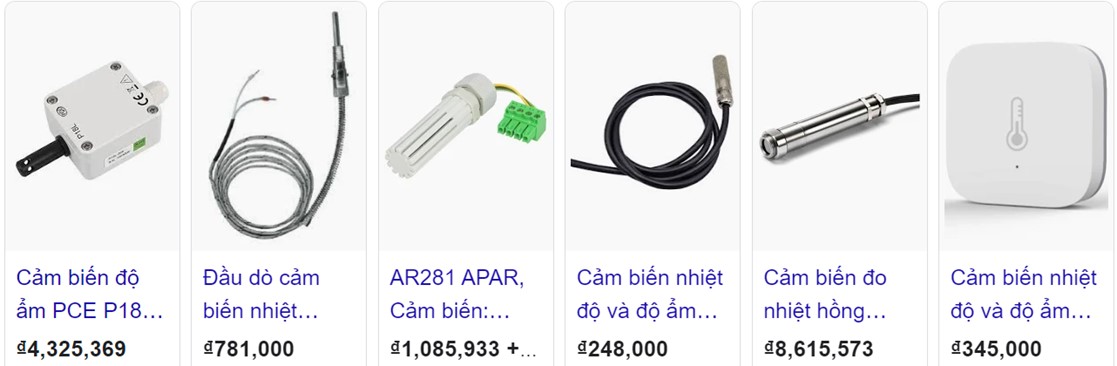 Các loại cảm biến Các loại cảm biến