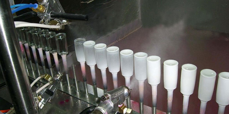 Đồ gá sơn chuyên dụng cho sản phẩm chai Đồ gá sơn chuyên dụng cho sản phẩm chai