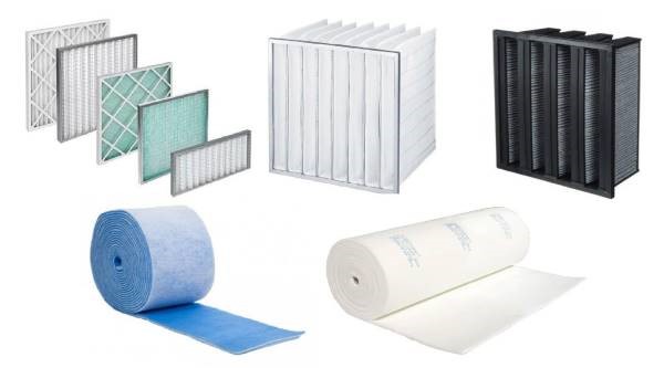 Các loại tấm lọc cho buồng phun sơn