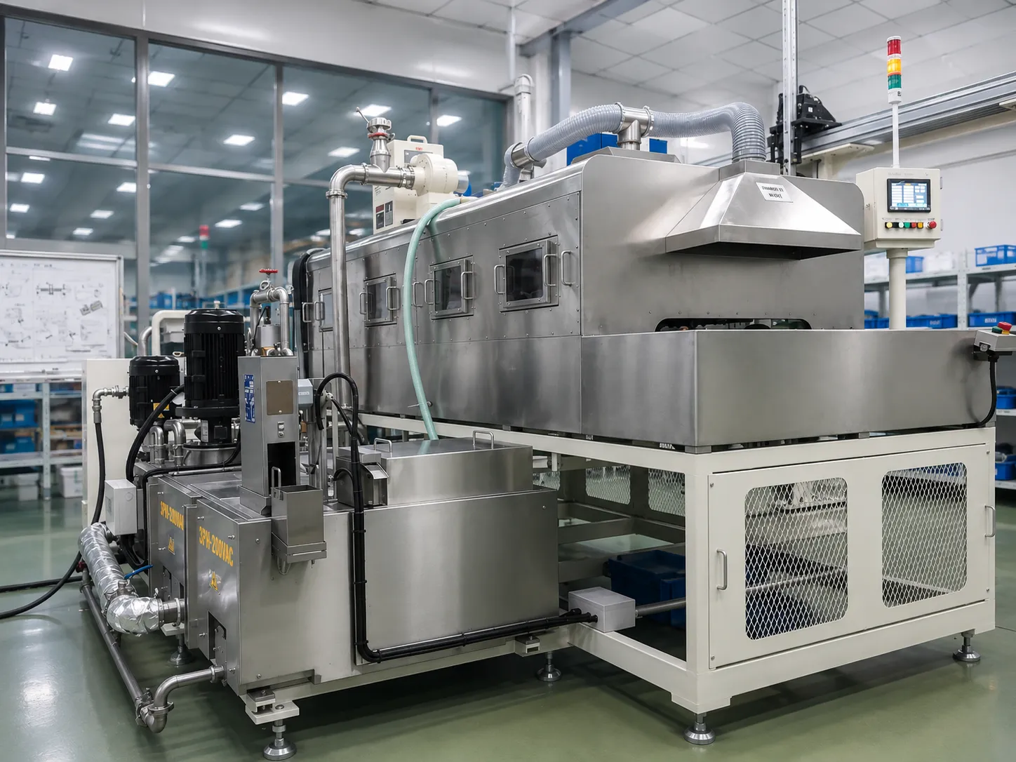 Máy rửa chi tiết bánh răng 1 Máy rửa chi tiết bánh răng 1