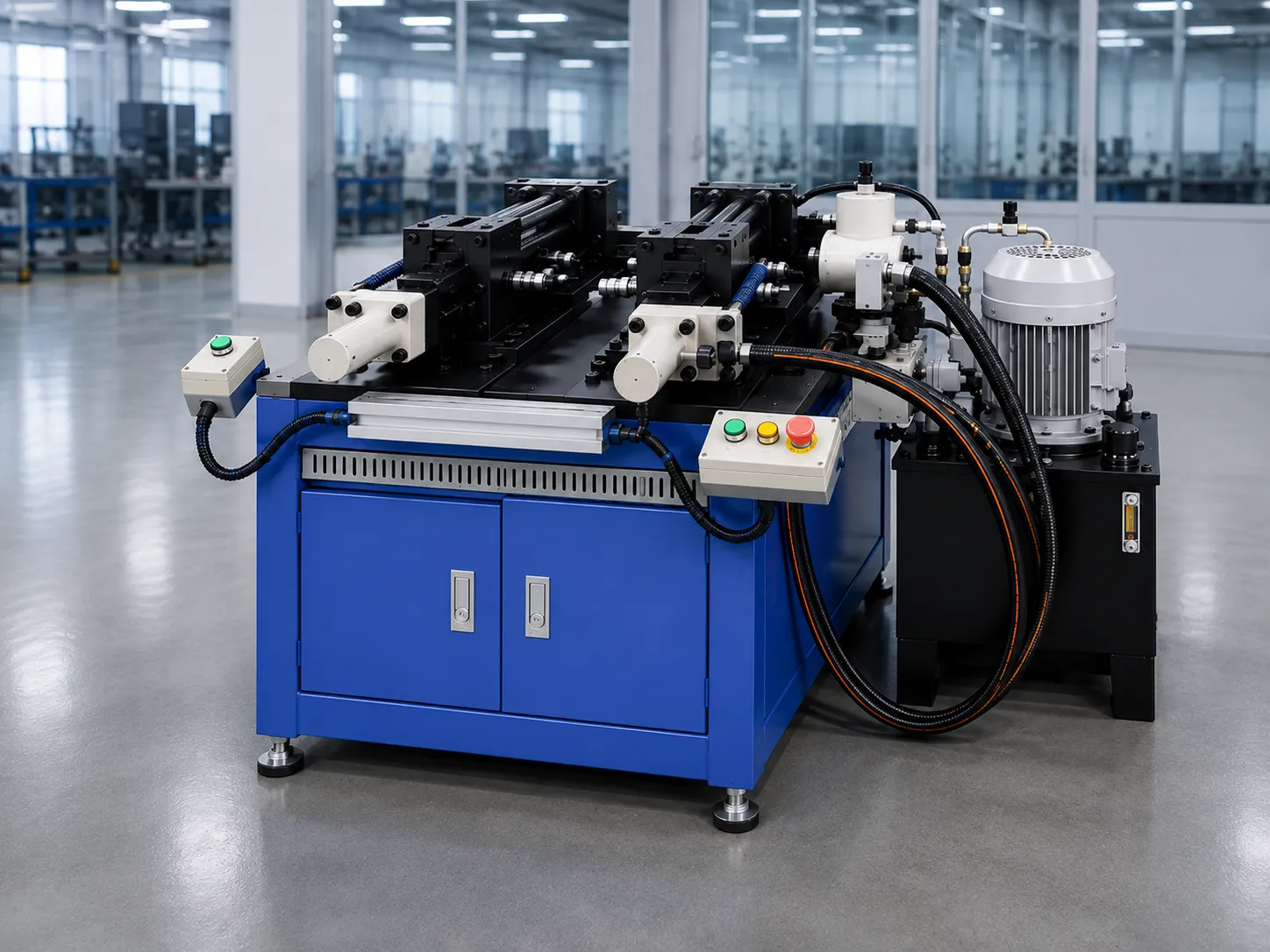 Máy ép đầu ống tự động 1 Máy ép đầu ống tự động 1