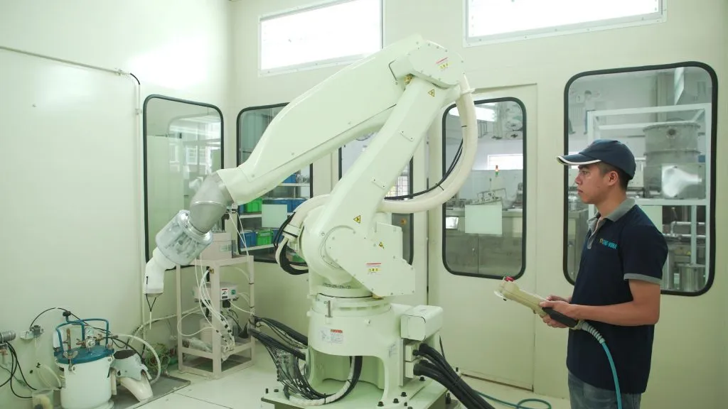 Dây chuyền lắp ráp tích hợp robot Dây chuyền lắp ráp tích hợp robot