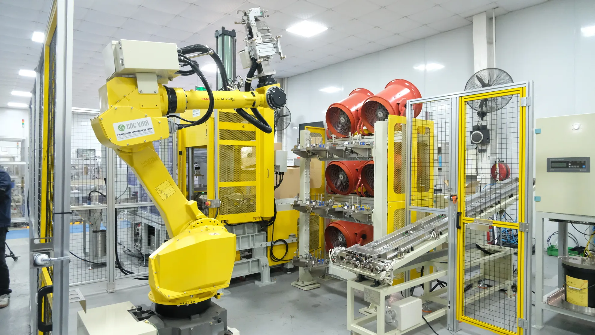 Ưu điểm của dây chuyền lắp ráp tự động tích hợp robot Ưu điểm của dây chuyền lắp ráp tự động tích hợp robot