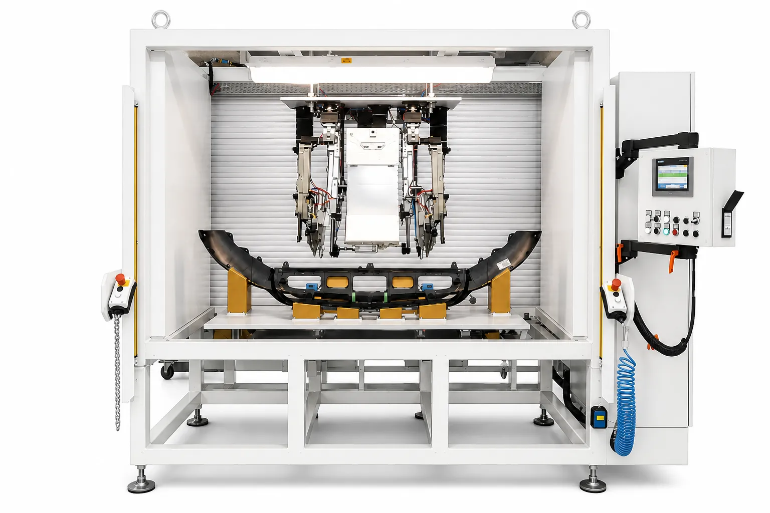 Máy hàn siêu âm nhựa bumper 2 Máy hàn siêu âm nhựa bumper 2