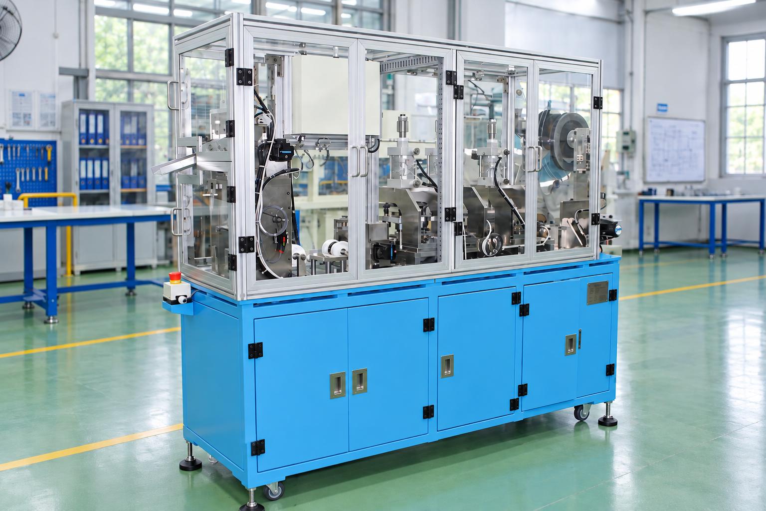 Máy đột lỗ cáp tự động CNC VINA May dot lo cap tu dong CNC VINA
