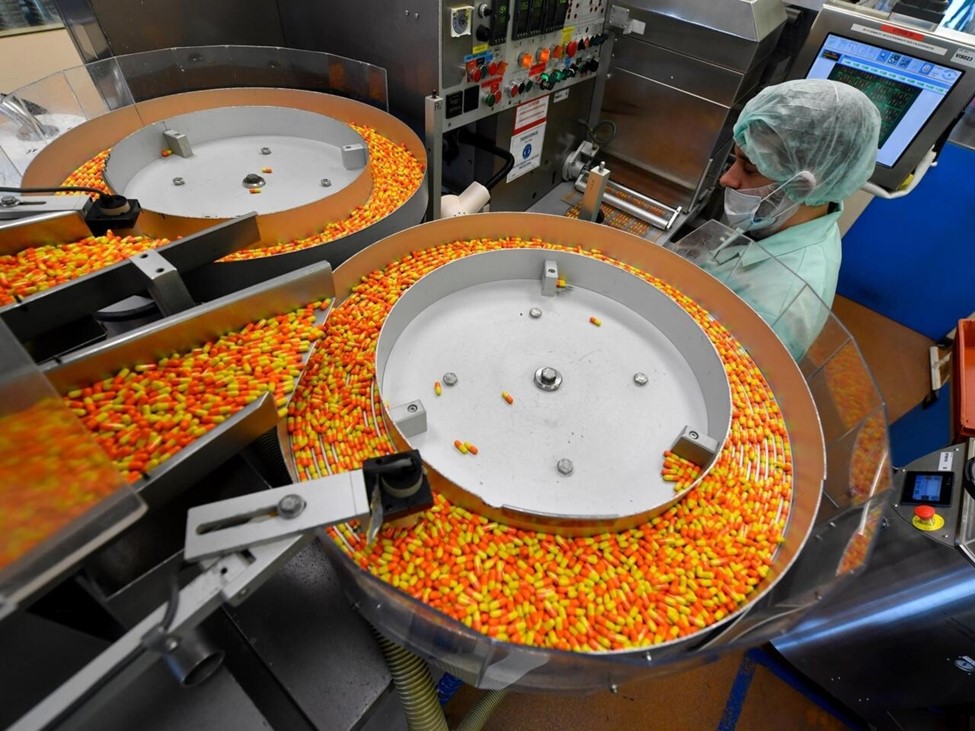 Dây chuyền sản xuất thuốc con nhộng Dây chuyền sản xuất thuốc con nhộng