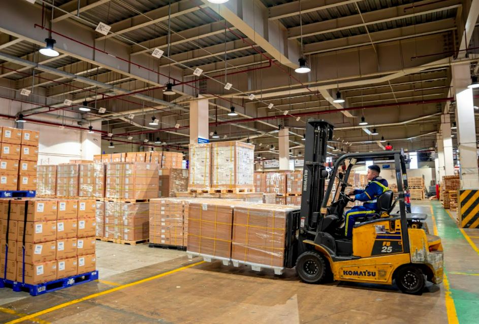 Các pallet hàng hóa Các pallet hàng hóa