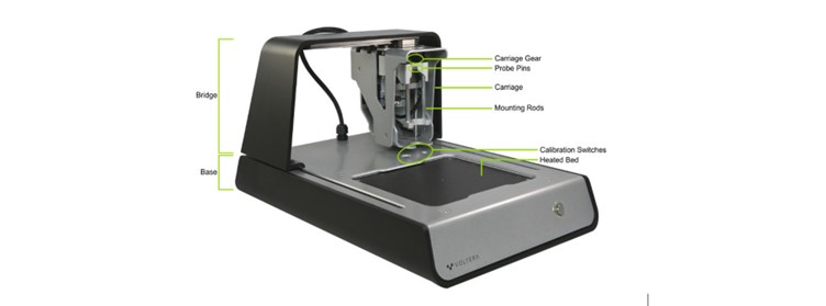 Cấu tạo máy in bảng mạch PCB Voltera V1 Cấu tạo máy in bảng mạch PCB Voltera V1