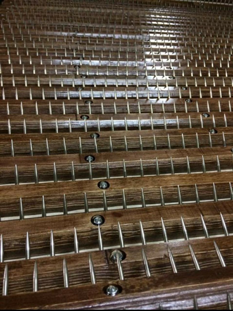 Băng tải gai kim loại Băng tải gai kim loại