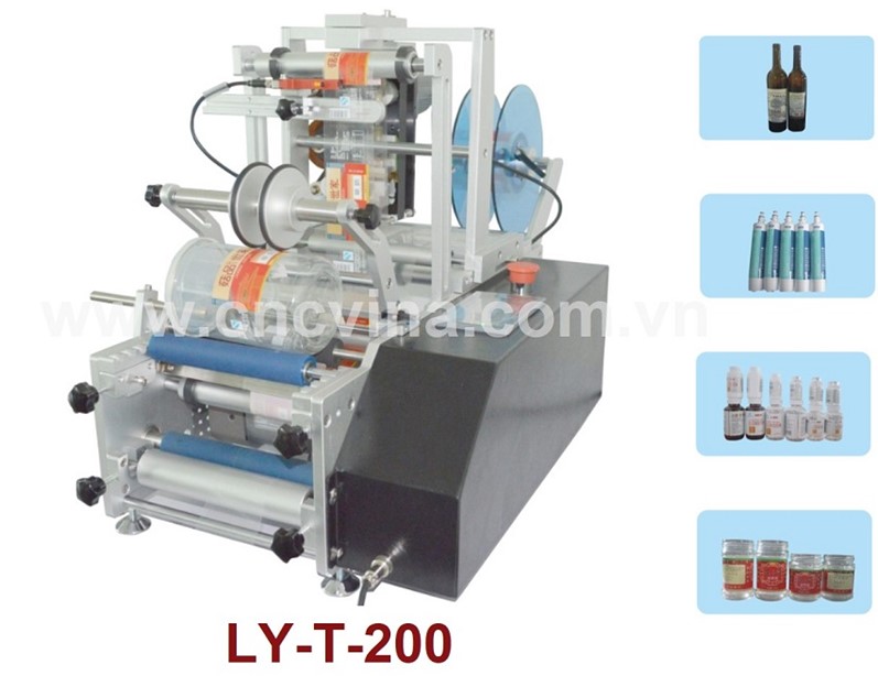 Máy dán nhãn chai tròn Máy dán nhãn chai tròn