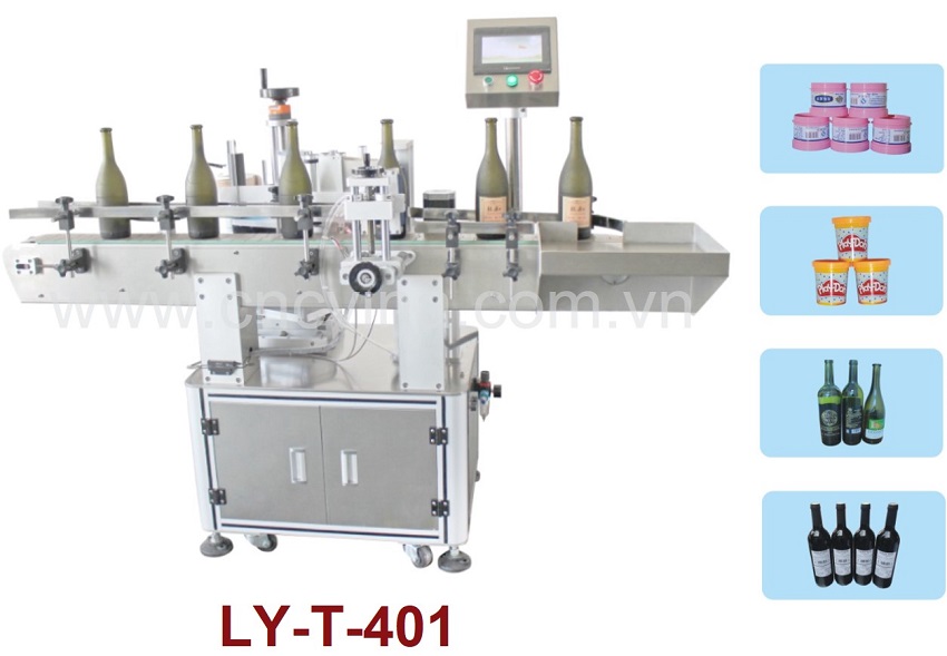Máy dán nhãn chai tròn LY-T-401 Máy dán nhãn chai tròn LY-T-401