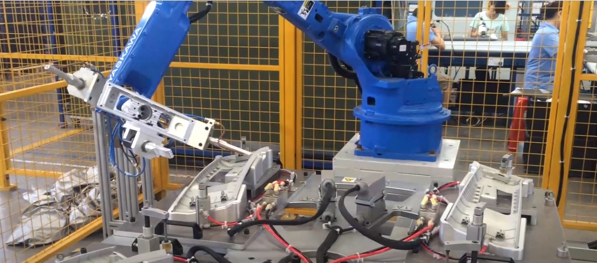 Ứng dụng robot với hàn siêu âm Ứng dụng robot với hàn siêu âm