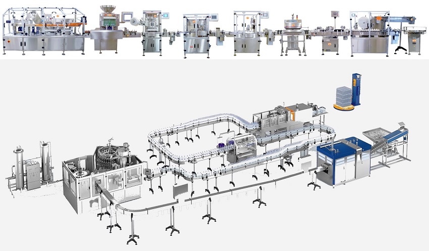 day chuyen chiet rot va dong goi dang thang