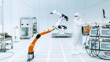 Robot Kuka trong ngành sản xuất điện tử bán dẫn Robot Kuka trong ngành sản xuất điện tử bán dẫn