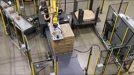 Cánh tay robot xếp pallet Cánh tay robot xếp pallet