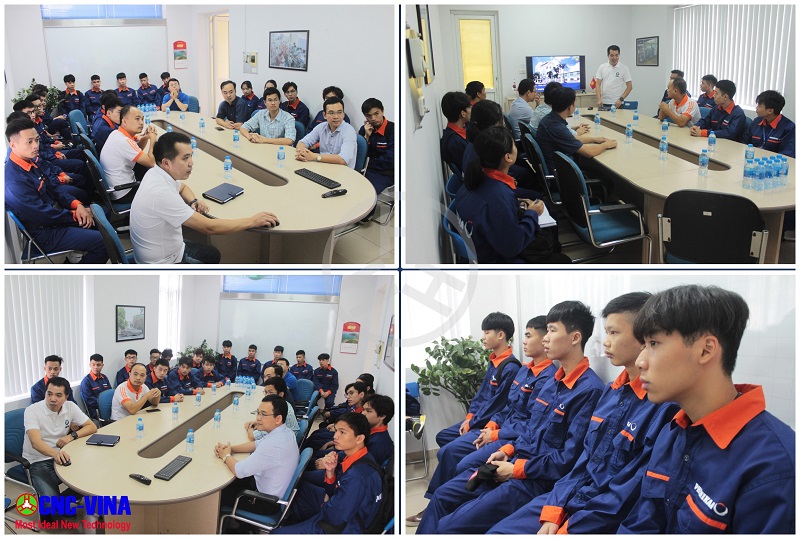 Sinh vien tu dong hoa tham quan nha may CNCVINA-1 Sinh vien tu dong hoa tham quan nha may CNCVINA-1