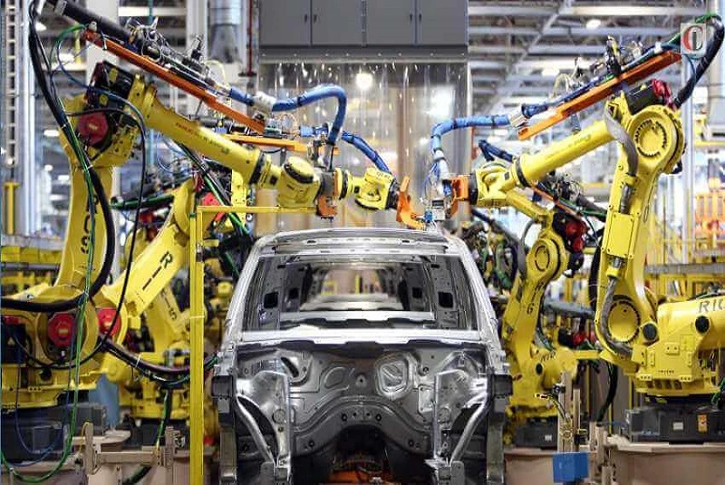 Dây chuyền sơn ô tô tự động Dây chuyền sơn ô tô tự động