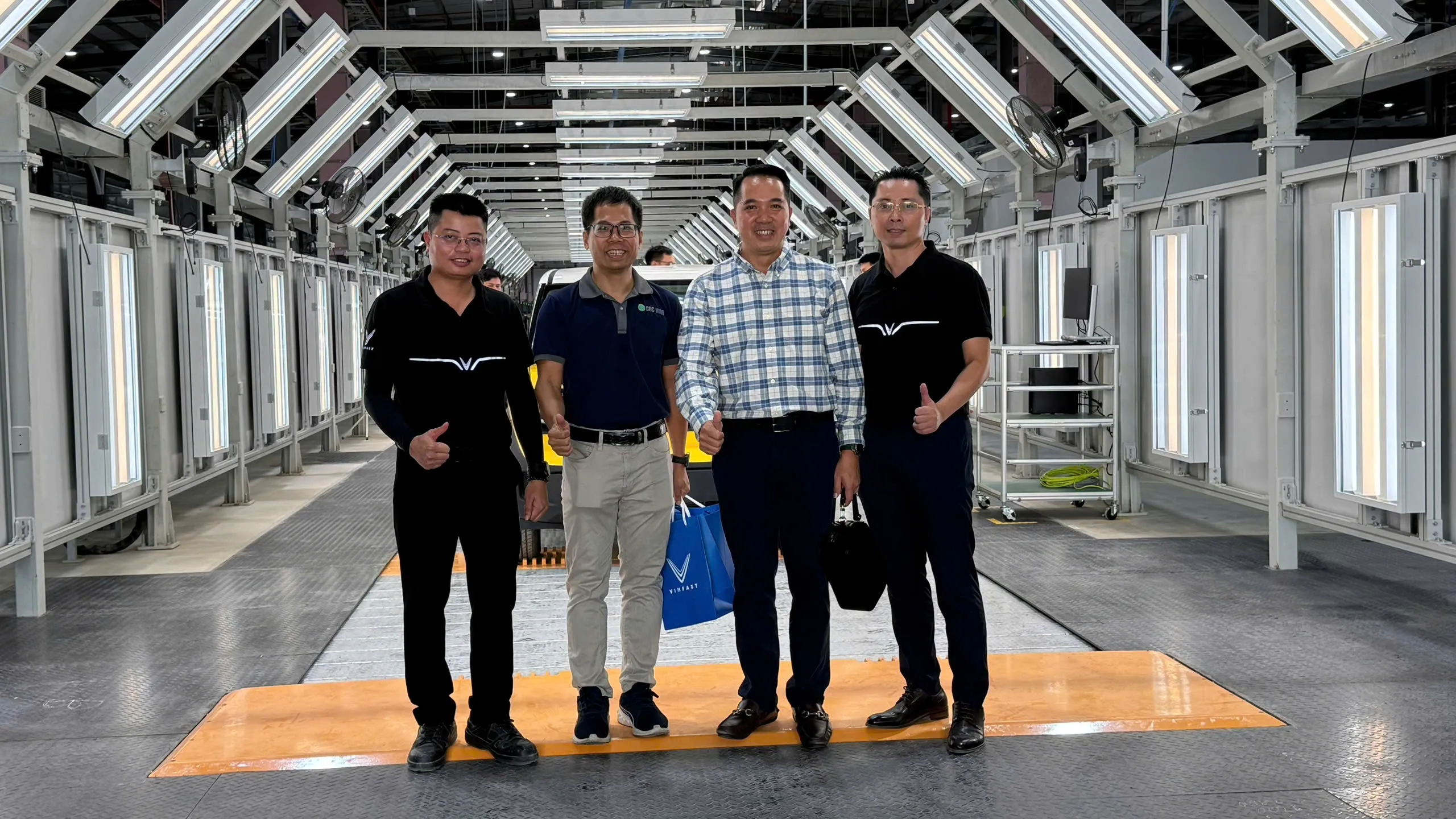 CNCVINA tham dự Lễ khánh thành nhà máy Vinfast Hà Tĩnh cncvina tham du le khanh thanh nha may vinfast ha tinh