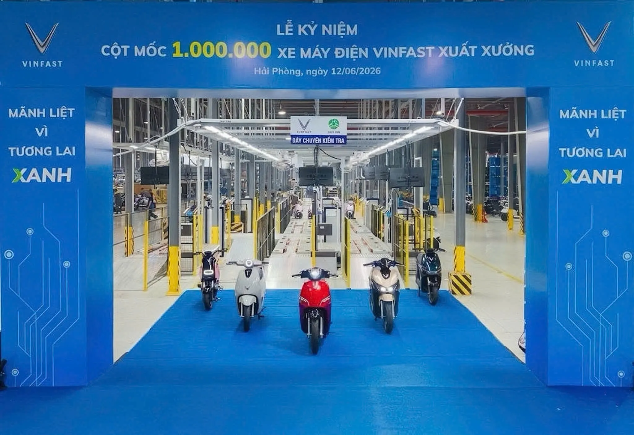 Vinfast đạt 1 triệu xe máy điện - CNC VINA khẳng định vị thế Vinfast dat 1 trieu xe may dien - CNC VINA khang dinh vi the