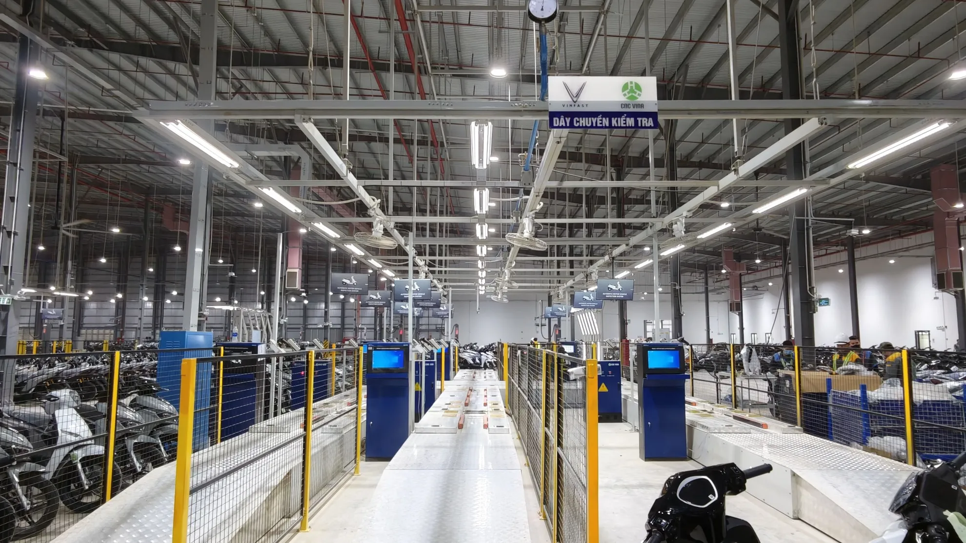 Dây chuyền kiểm tra xe máy điện - Giải pháp đảm bảo chất lượng xe trước khi xuất xưởng day chuyen kiem tra xe may dien giai phap dam bao chat luong xe truoc khi xuat xuong