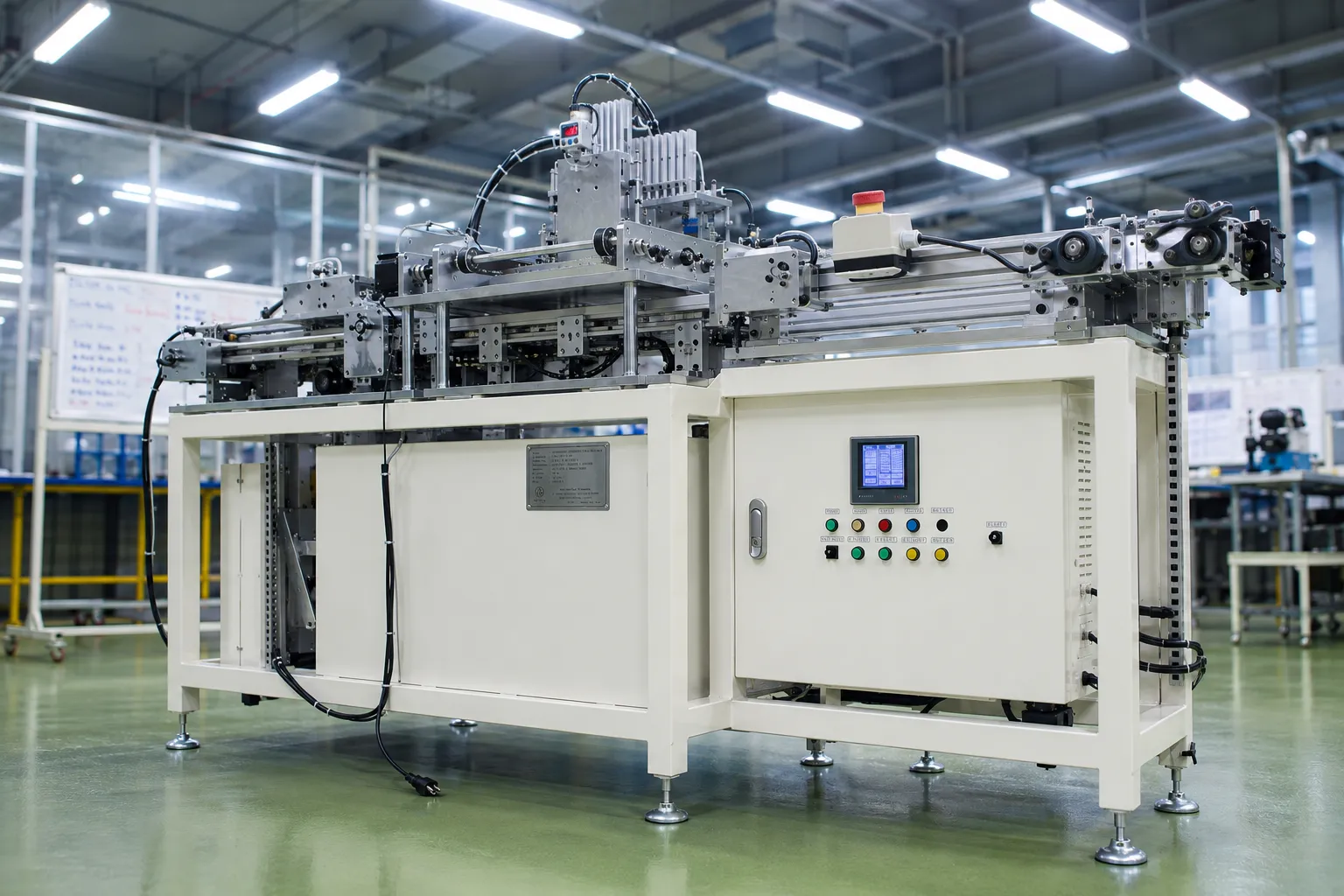 The electronic component placement machine The electronic component placement machine