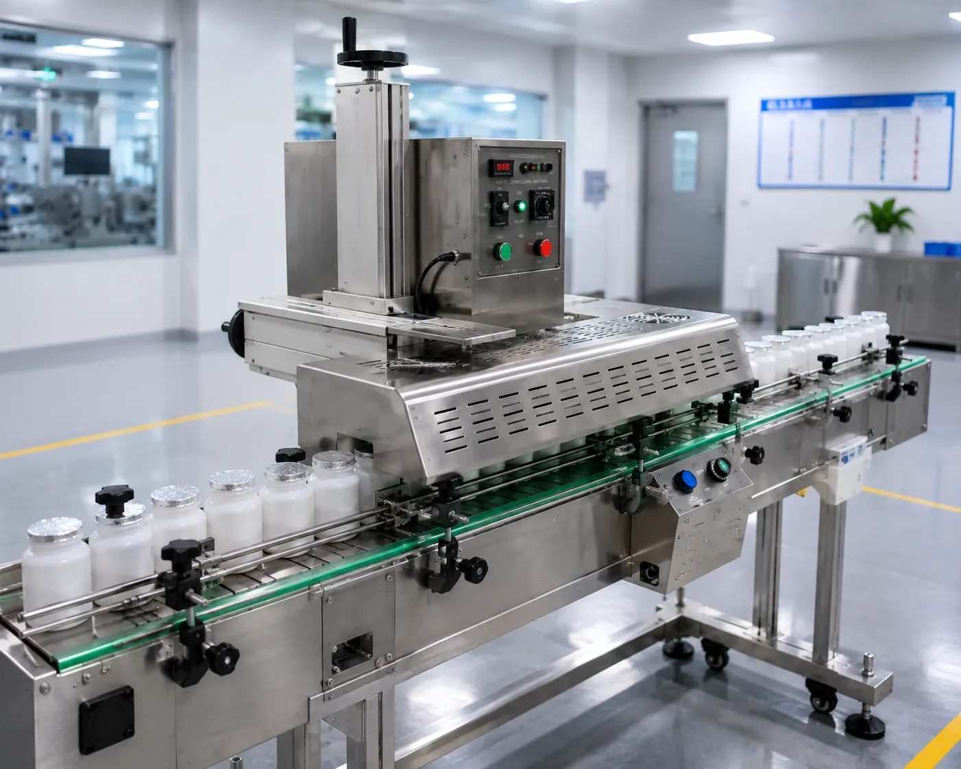 Máy dán màng nhôm tự động do CNC VINA sản xuất May dan mang nhom tu dong do CNC VINA san xuat